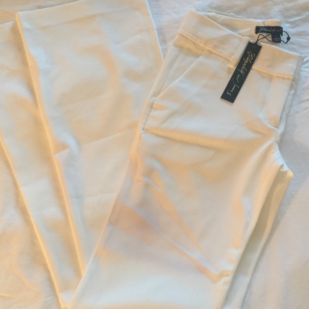 Elizabeth and James Lizzie Trouser, Off-White Sz 0